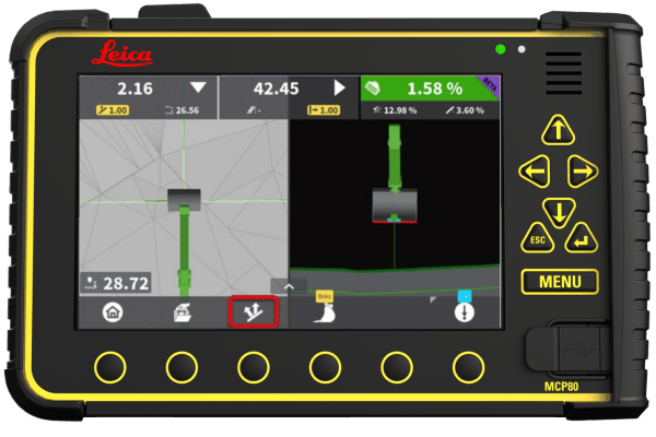 Offset Button Leica iCON MC1 Updates