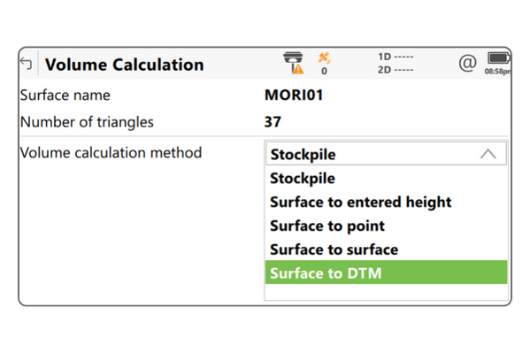 Volume Calculation