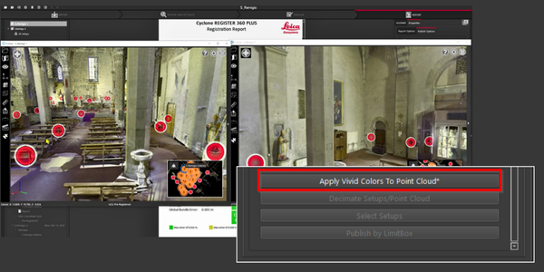 Apply Vivid Colours to Point Cloud Option
