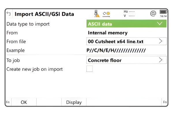 Import ASCII