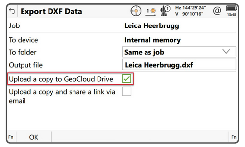 Leica Captivate V9.0 UUpload a copy to Geocloud (1)