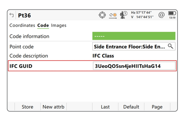Write IFC object GUID into attribute 1 for each point and line imported from that IFC object
